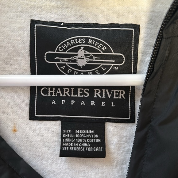 Charles River Rain Jacket w/ adjustable hood and cinch-able waist Alpha Xi Delta - Picture 3 of 8